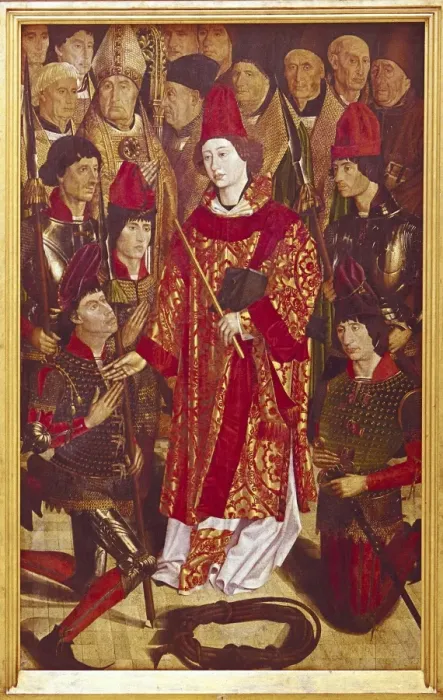 Framed Print : GONǁLVES, Nuno (1411-1471). Altarpiece of Saint Framed Print : GONǁLVES, Nuno (1411-1471). Altarpiece of Saint