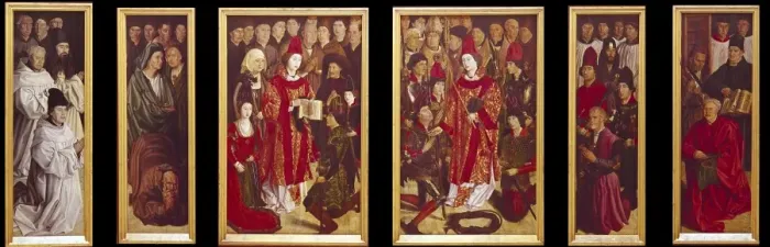 Framed Print : GONǁLVES, Nuno (1411-1471). Altarpiece of Saint Framed Print : GONǁLVES, Nuno (1411-1471). Altarpiece of Saint