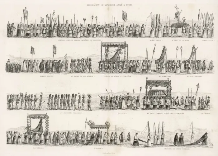 Framed Print : Good Friday Procession Framed Print : Good Friday Procession