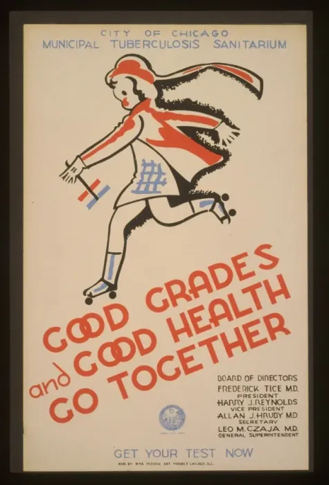 Framed Print : Good grades and good health go together City of Chicago Muni Framed Print : Good grades and good health go together City of Chicago Muni