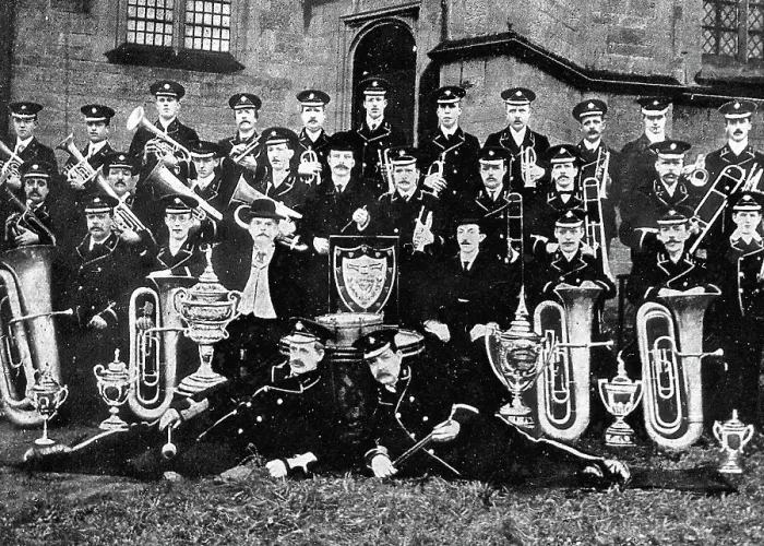Framed Print : Goodshaw Prize Band Framed Print : Goodshaw Prize Band