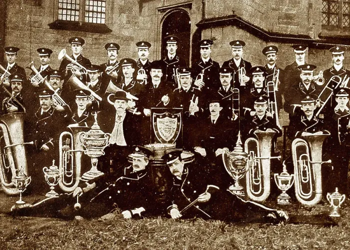 Framed Print : Goodshaw Prize Band Framed Print : Goodshaw Prize Band