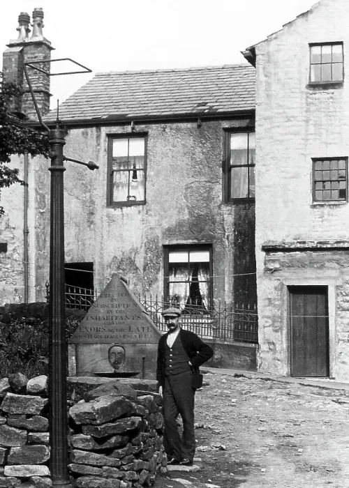 Framed Print : Goodshaw Village, Crawshawbooth, early 1900s Framed Print : Goodshaw Village, Crawshawbooth, early 1900s