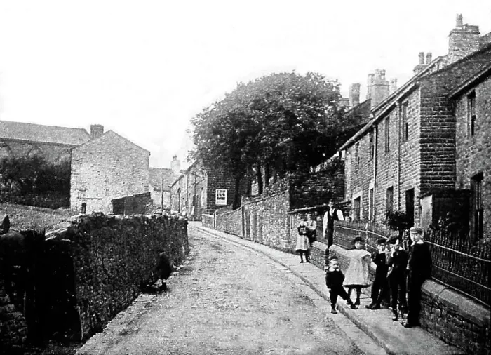 Framed Print : Goodshaw Village, Crawshawbooth, early 1900s Framed Print : Goodshaw Village, Crawshawbooth, early 1900s