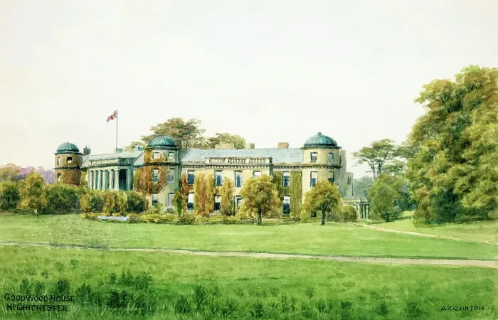 Framed Print : Goodwood House, near Chichester, West Sussex Framed Print : Goodwood House, near Chichester, West Sussex
