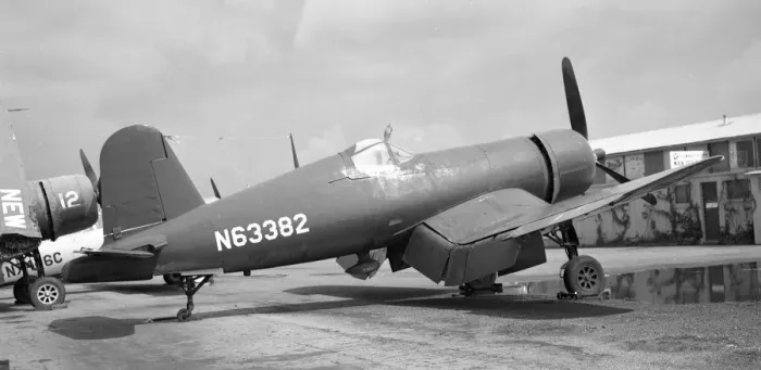 Framed Print : Goodyear FG-1D Corsair N63382 Framed Print : Goodyear FG-1D Corsair N63382