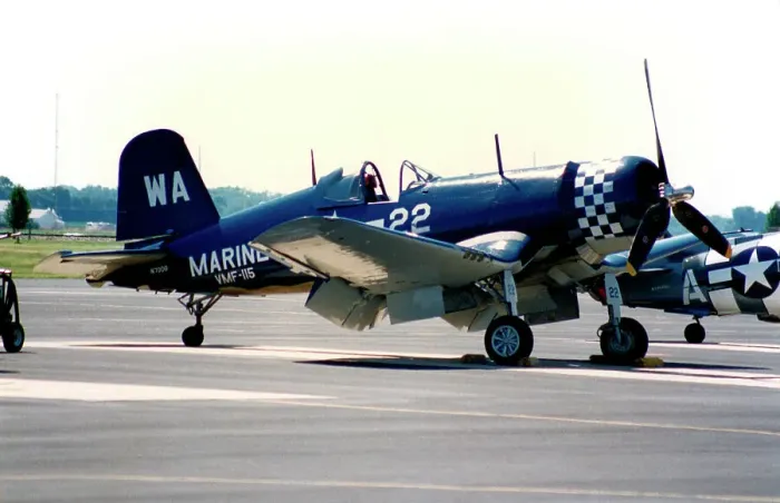 Framed Print : Goodyear FG-1D Corsair N700G Framed Print : Goodyear FG-1D Corsair N700G