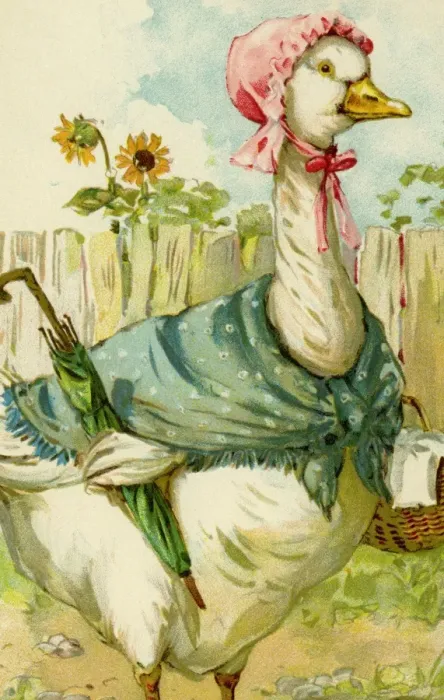 Framed Print : Goose goes shopping by g h Thompson Framed Print : Goose goes shopping by g h Thompson