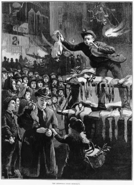 Framed Print : The Gooseseller Framed Print : The Gooseseller