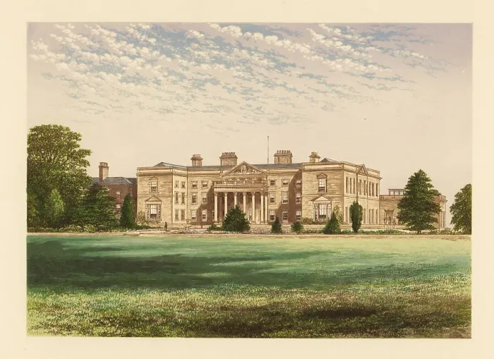 Framed Print : Gopsall Hall, Leicestershire, England Framed Print : Gopsall Hall, Leicestershire, England