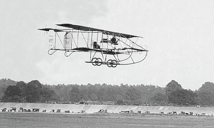 Framed Print : Gordon England in a Bristol Aeroplane at Brooklands