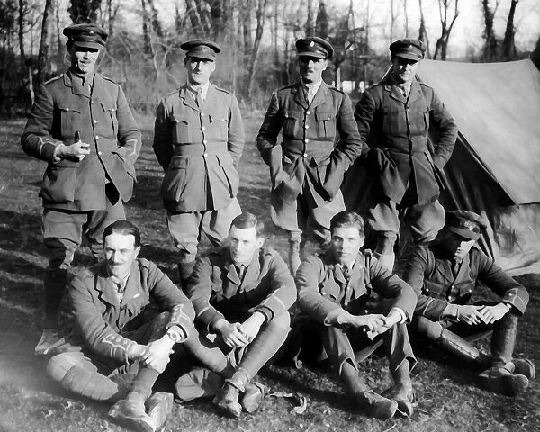 Gordon Highlanders resting, Western Front, WW1