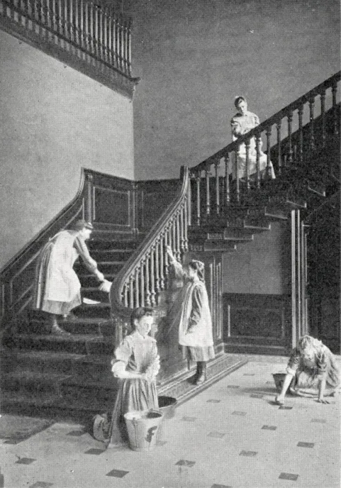 Framed Print : Gordon House Industrial School, Isleworth - Housework Framed Print : Gordon House Industrial School, Isleworth - Housework