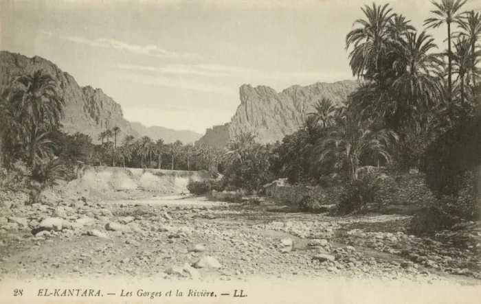 Framed Print : The Gorge and the River, El Kantara, Biskra Framed Print : The Gorge and the River, El Kantara, Biskra
