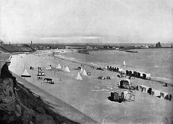 GORLESTON. The sands at Gorleston-on-sea, Norfolk. Date: 1895
