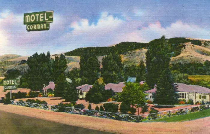 Framed Print : Gorman Cafe and Motel, Route US 99, California, USA Framed Print : Gorman Cafe and Motel, Route US 99, California, USA