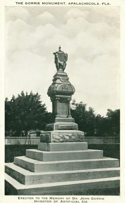 Framed Print : The Gorrie Monument, Apalachicola, Florida Framed Print : The Gorrie Monument, Apalachicola, Florida