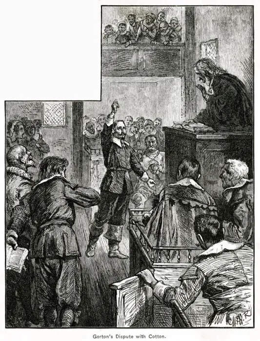 Framed Print : Gorton in Court in Massachusetts Framed Print : Gorton in Court in Massachusetts