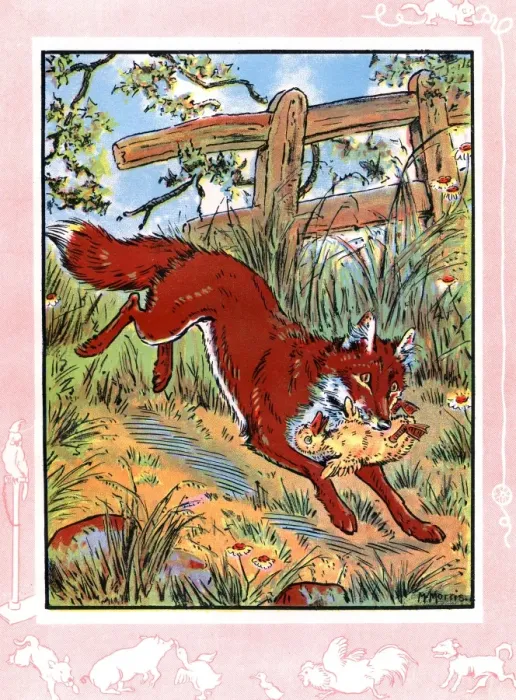 Framed Print : Gosling carried off by a fox Framed Print : Gosling carried off by a fox