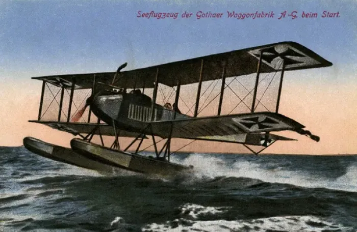 Framed Print : Gotha Seaplane Framed Print : Gotha Seaplane