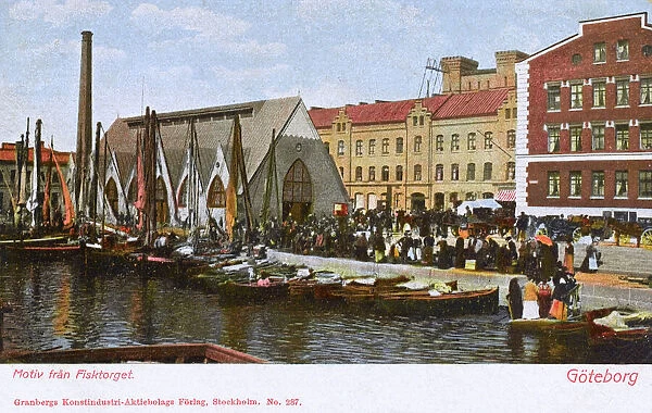 Gothenburg, Sweden - The Fish Hall at the Fish Market