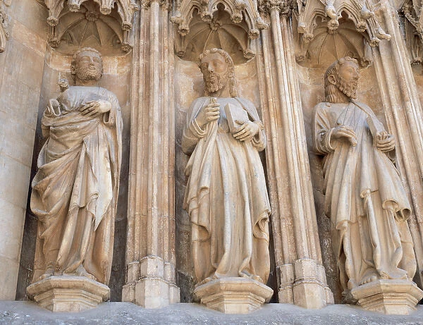 Gothic Art. 14th Century. Cathedral of Saint Mary. Apostles