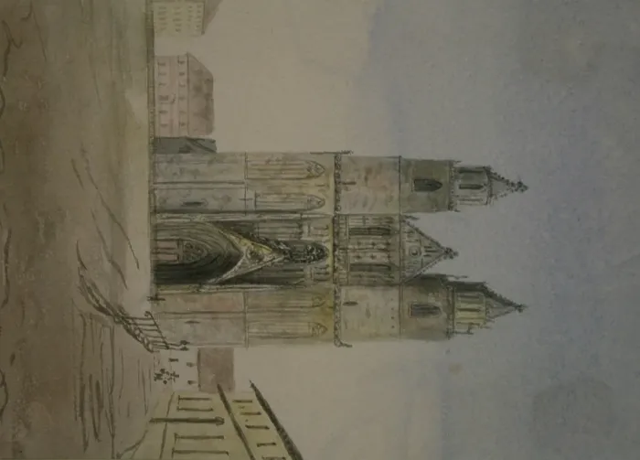 Framed Print : Gothic building, Belgium Framed Print : Gothic building, Belgium