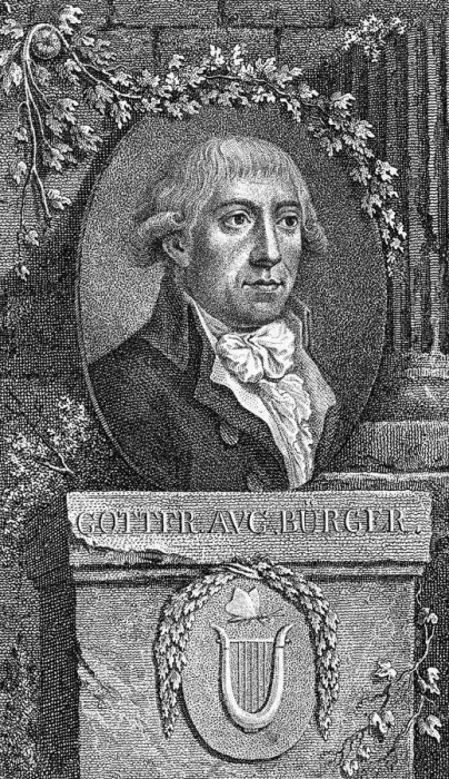 Framed Print : Gottfried August Burger Framed Print : Gottfried August Burger