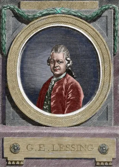Framed Print : Gotthold Ephraim Lessing (1729-1781). German writer. Engravi Framed Print : Gotthold Ephraim Lessing (1729-1781). German writer. Engravi
