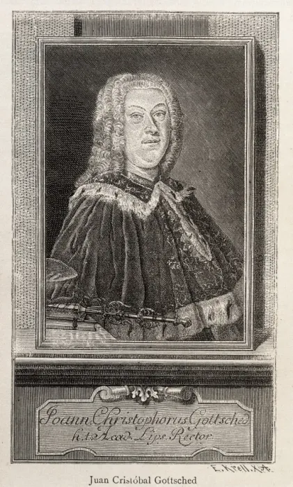 Framed Print : GOTTSCHED, Johann Christoph (1700-1766) Framed Print : GOTTSCHED, Johann Christoph (1700-1766)