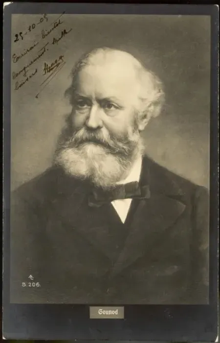 Framed Print : Gounod / Anon Postcard Framed Print : Gounod / Anon Postcard
