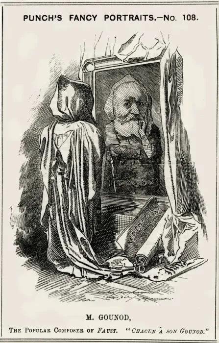Framed Print : Gounod / Sambourne / Punch Framed Print : Gounod / Sambourne / Punch