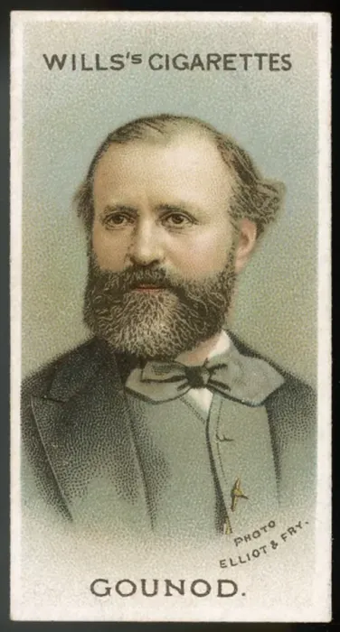 Framed Print : Gounod / Wills Cig Card Framed Print : Gounod / Wills Cig Card