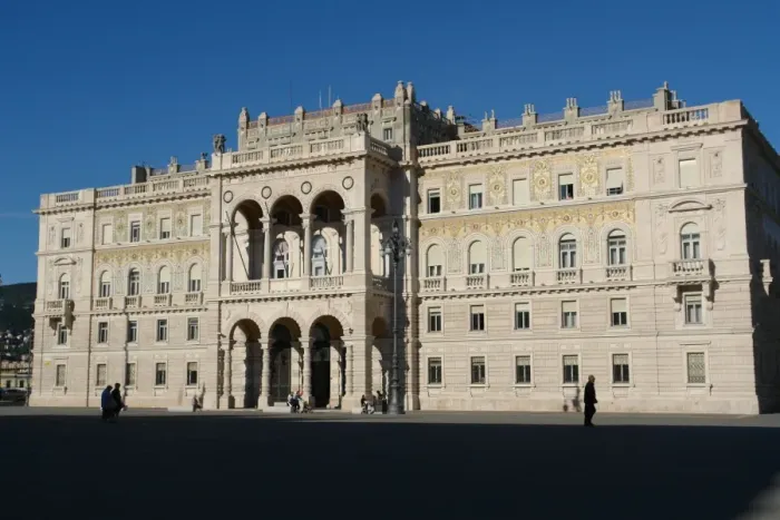 Framed Print : Government building, Trieste, Italy Framed Print : Government building, Trieste, Italy