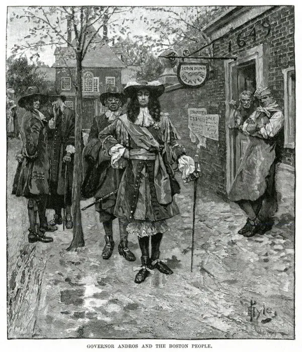 Framed Print : Governor Andros in Boston Framed Print : Governor Andros in Boston