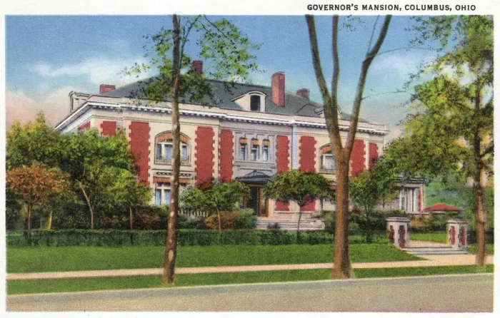 Framed Print : Governors Mansion, Columbus, Ohio, USA Framed Print : Governors Mansion, Columbus, Ohio, USA