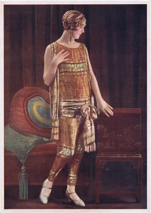 Framed Print : A gown by Pam of 110 New Bond Street, 1927 Date: 1927 Framed Print : A gown by Pam of 110 New Bond Street, 1927 Date: 1927