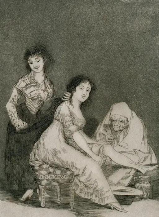 Framed Print : Goya (1746-1828). Spanish painter and printmaker. Los Capric Framed Print : Goya (1746-1828). Spanish painter and printmaker. Los Capric