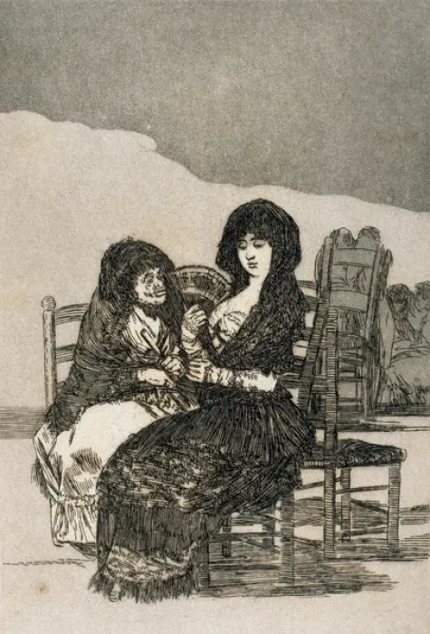 Framed Print : Goya (1746-1828). Spanish painter and printmaker. Los Capric Framed Print : Goya (1746-1828). Spanish painter and printmaker. Los Capric