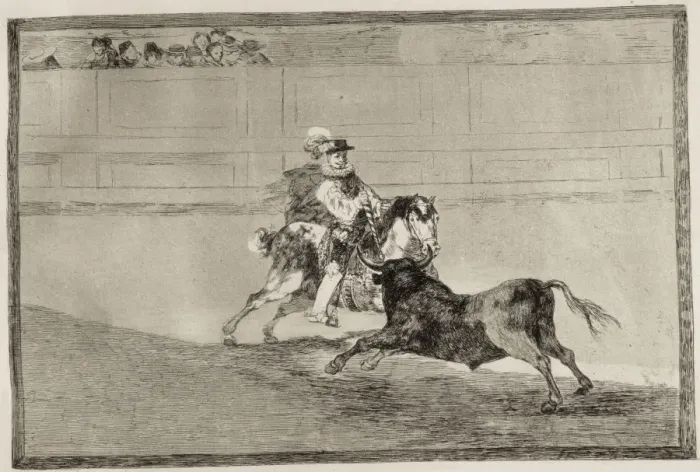 Framed Print : GOYA Y LUCIENTES, Francisco de (1746-1828). A Framed Print : GOYA Y LUCIENTES, Francisco de (1746-1828). A