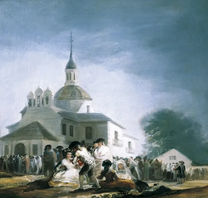 Framed Print : GOYA Y LUCIENTES, Francisco de (1746-1828). Pilgrimage Framed Print : GOYA Y LUCIENTES, Francisco de (1746-1828). Pilgrimage