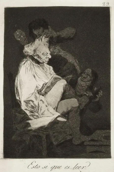 Framed Print : GOYA Y LUCIENTES, Francisco de (1746-1828). Caprices Framed Print : GOYA Y LUCIENTES, Francisco de (1746-1828). Caprices