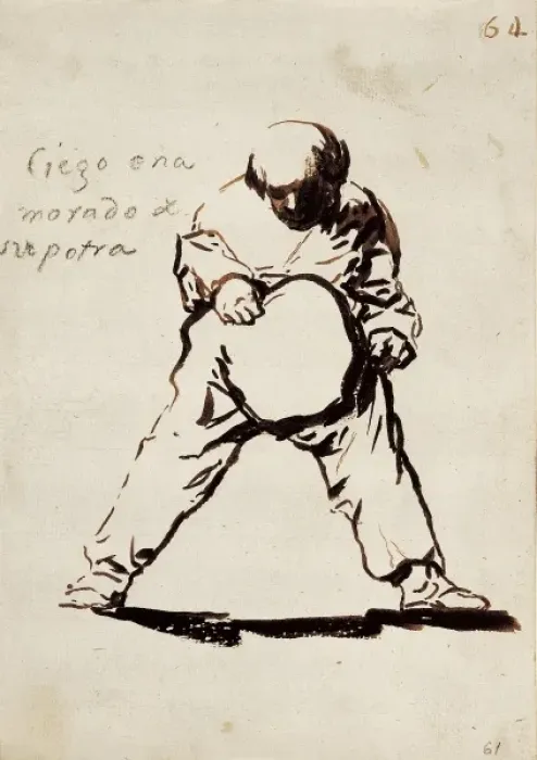 Framed Print : GOYA Y LUCIENTES, Francisco de (1746-1828). Ciego Framed Print : GOYA Y LUCIENTES, Francisco de (1746-1828). Ciego