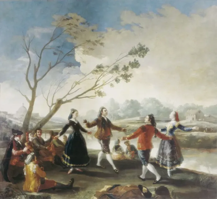 Framed Print : GOYA Y LUCIENTES, Francisco de (1746-1828). Dance