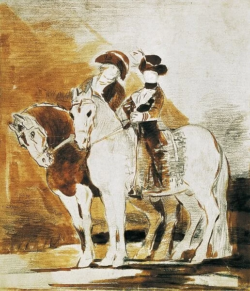GOYA Y LUCIENTES, Francisco de (1746-1828). Double