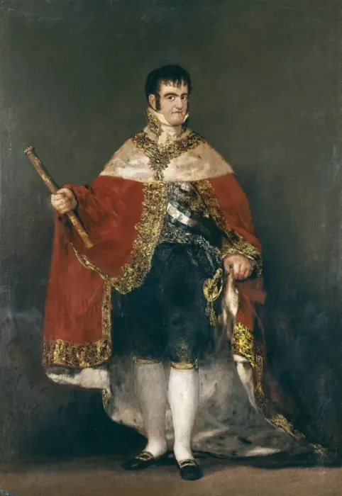 Framed Print : GOYA Y LUCIENTES, Francisco de (1746-1828). King Framed Print : GOYA Y LUCIENTES, Francisco de (1746-1828). King