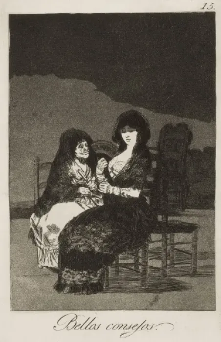 Framed Print : GOYA Y LUCIENTES, Francisco de (1746-1828). Wonderful Framed Print : GOYA Y LUCIENTES, Francisco de (1746-1828). Wonderful