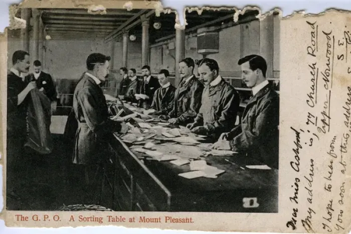 Framed Print : GPO Sorting Office, Mount Pleasant, London Framed Print : GPO Sorting Office, Mount Pleasant, London
