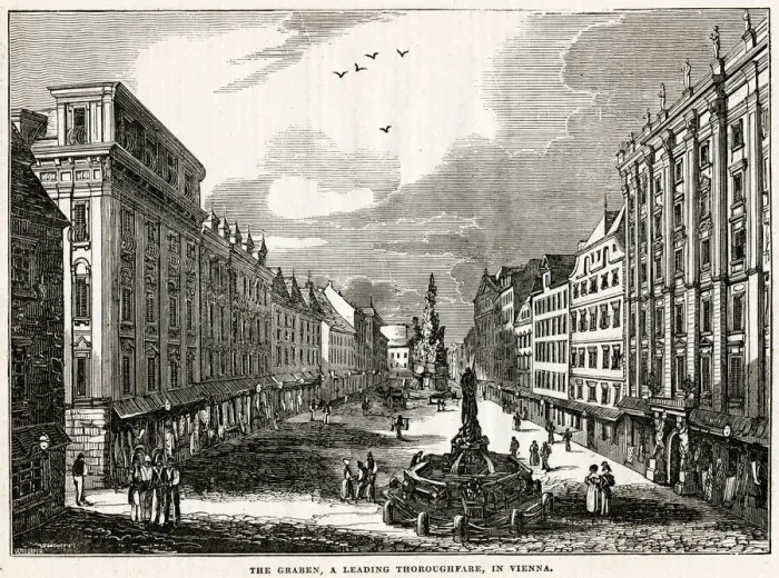 Framed Print : Graben in Vienna