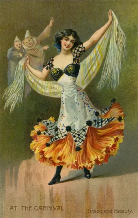 Framed Print : Grace & beauty at the carnival Framed Print : Grace & beauty at the carnival